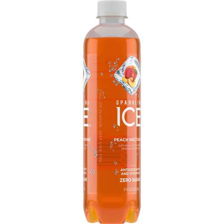 Sparkling Ice Sparkling Ice Peach Nectarine 17 oz., PK12 FG00054